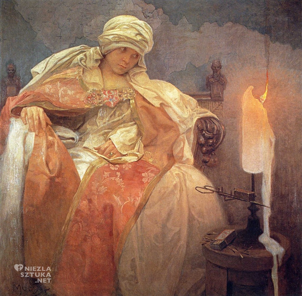 Alfons Mucha sztuka secesja niezlasztuka.net