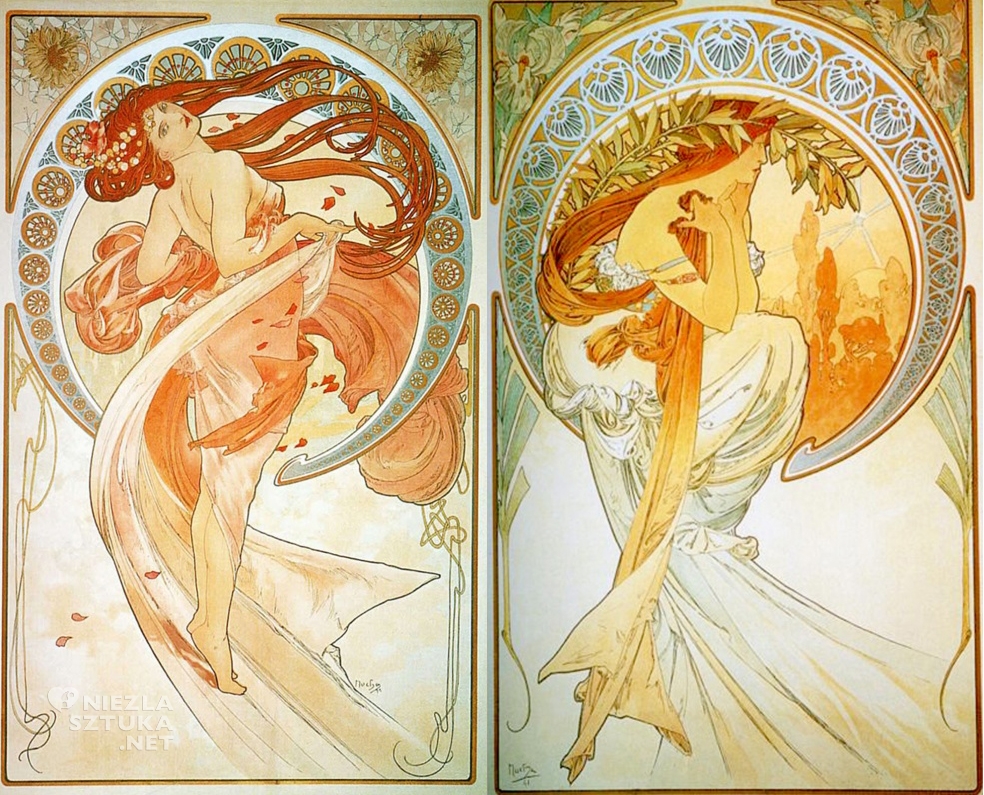 Alfons Mucha sztuka secesja niezlasztuka.net