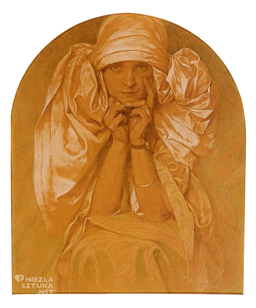 Alfons Mucha obraz sztuka secesja niezlasztuka.net