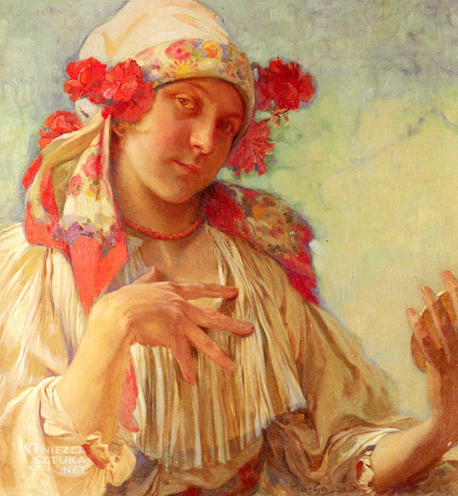 Alfons Mucha obraz sztuka secesja niezlasztuka.net