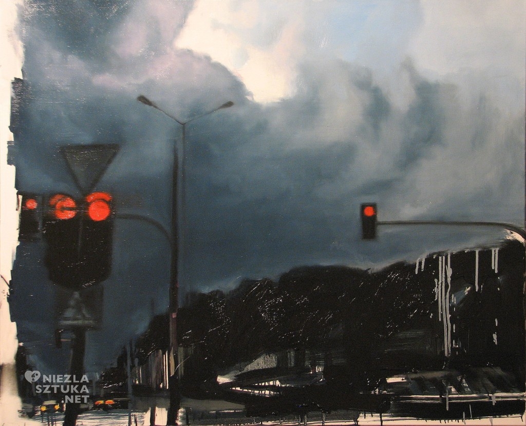 'Ale ładne chmury, tato', 2014, 90x110 cm, olej na płótnie
