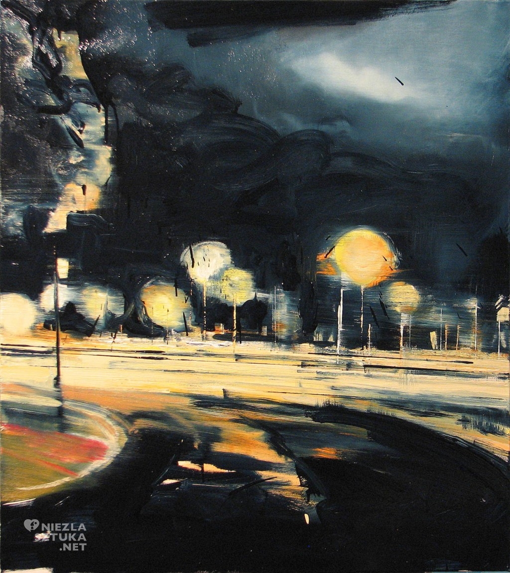 'Noce są krótkie, dni długie a życie spierdala', 2014, 95x85 cm, olej na płótnie