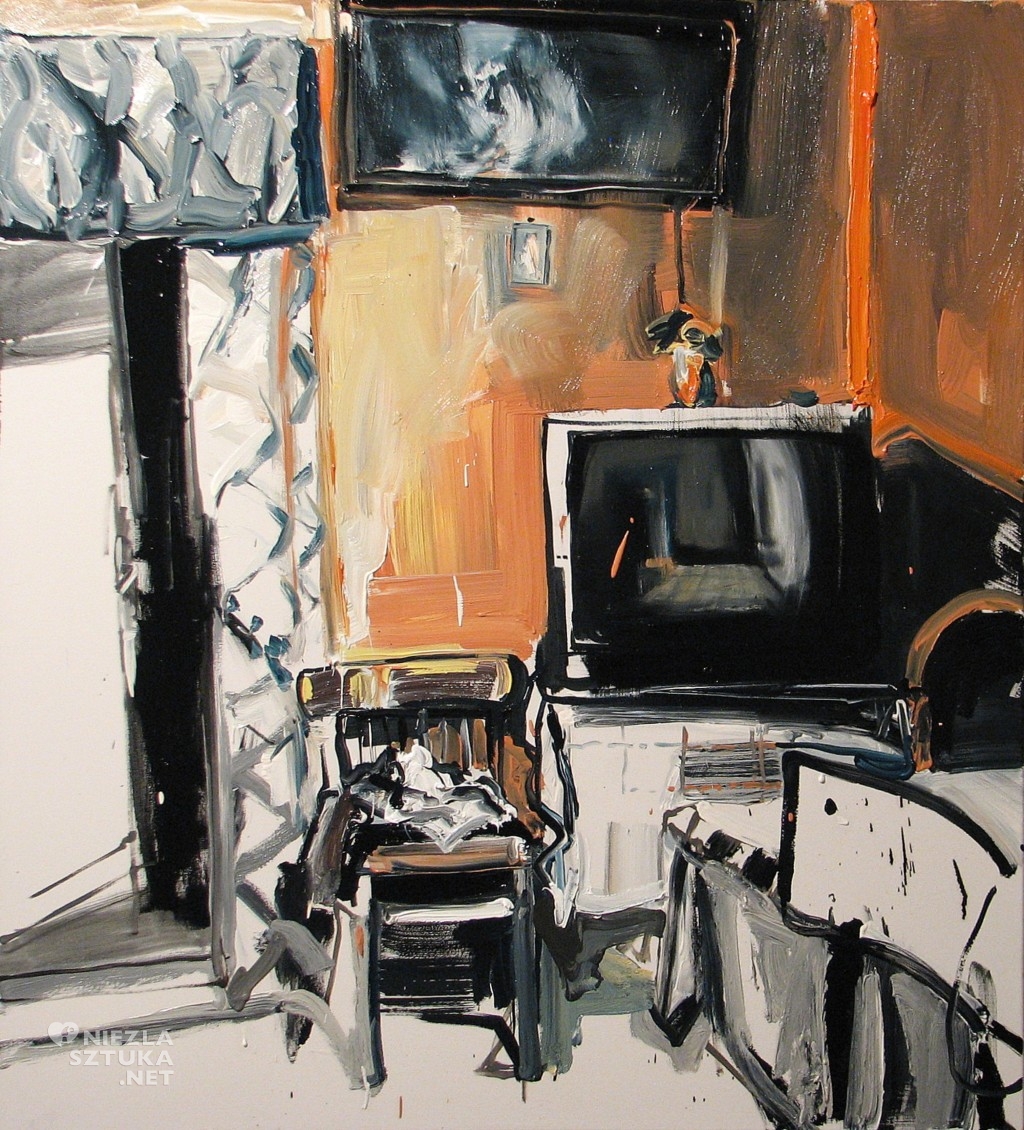 'Okna i drzwi', 2014, 105x95 cm, olej na płótnie