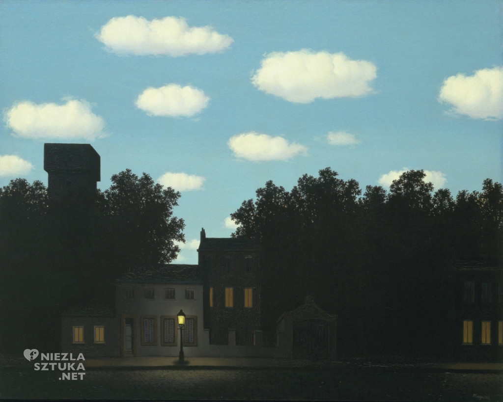 traktat o malarstwie Roman Maciuszkiewicz malarstwo dawne Sassetta Magritte Turner Christo pejzaż niebo światło niezlasztuka.net René Magritte Imperium świateł