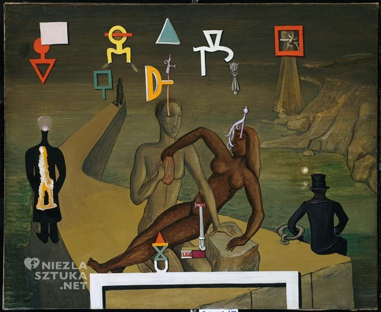 Victor Brauner, Pejzaż śródziemnomorski, 1932