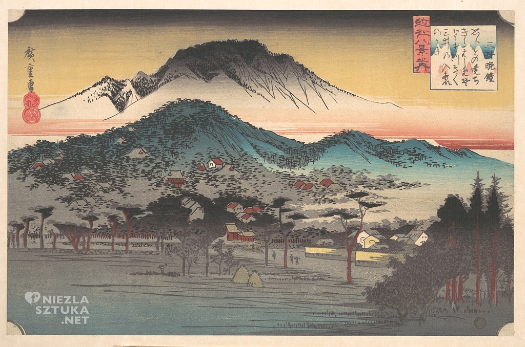 Hiroshige, Vesper Bell, 1835, Metropolitan Museum of Art