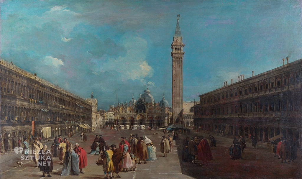 Francesco Guardi <em>Plac San Marco, naprzeciwko Bazyliki</em>, 1760-65