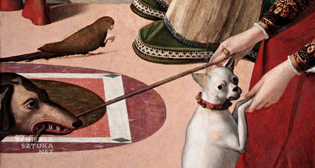 Vittore Carpaccio <em>Kurtyzany</em>, fragment pies
