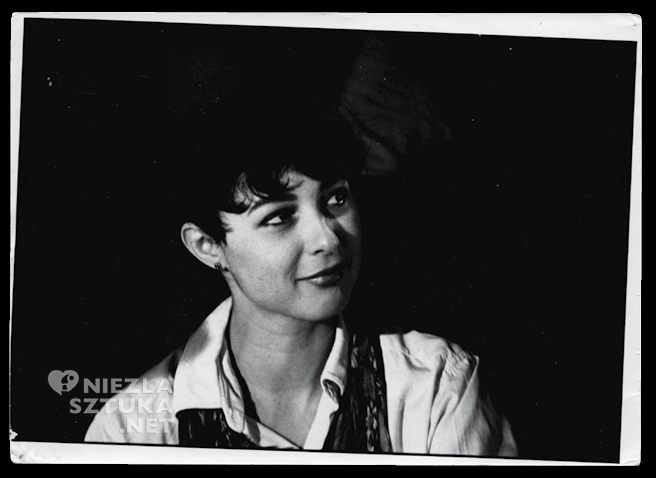 Małgorzata Starowieyska, próby do filmu Ute Aurand, 1981, Berlin