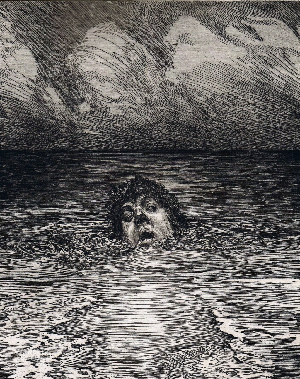Max Klinger Upadek, 1884
