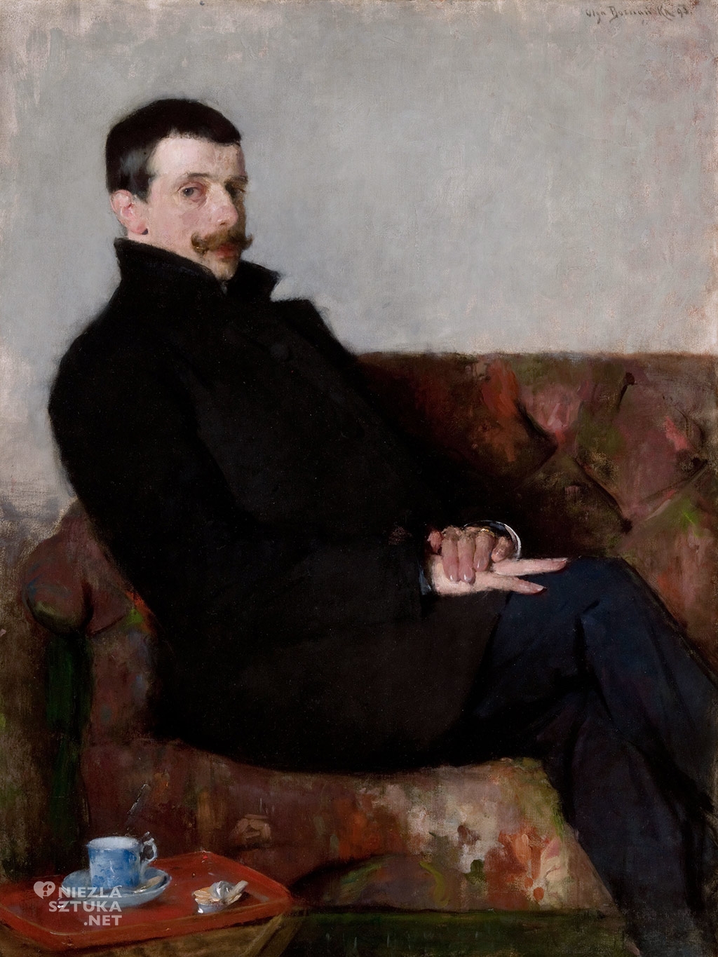 Olga Boznańska, Portret Pawła Nauena, 1893, wł. Muzeum Narodowe w Krakowie