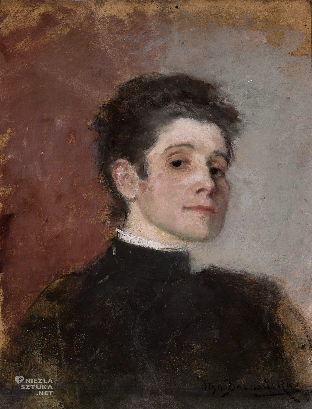 Olga Boznańska, <em>Autoportret,</em> 1896,wł. Muzeum Narodowe w Warszawie
