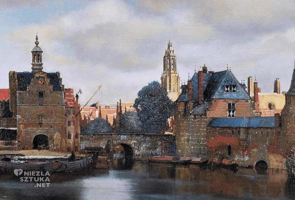 Johannes Vermeer Widok Delft, detal, ok. 1660-1661, Mauritshuis, Haga