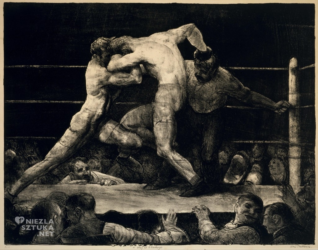 George Bellows, Stag at Sharkey's, 1917, fot. wikipedia.org