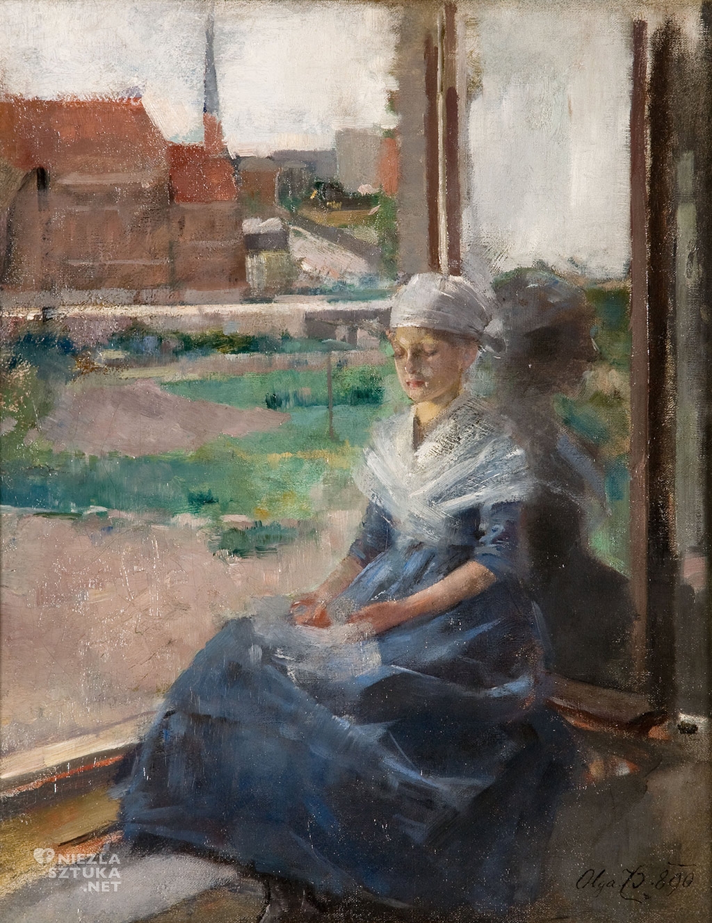 Olga Boznańska, Bretonka, 1890, wł. Muzeum Narodowe w Krakowie