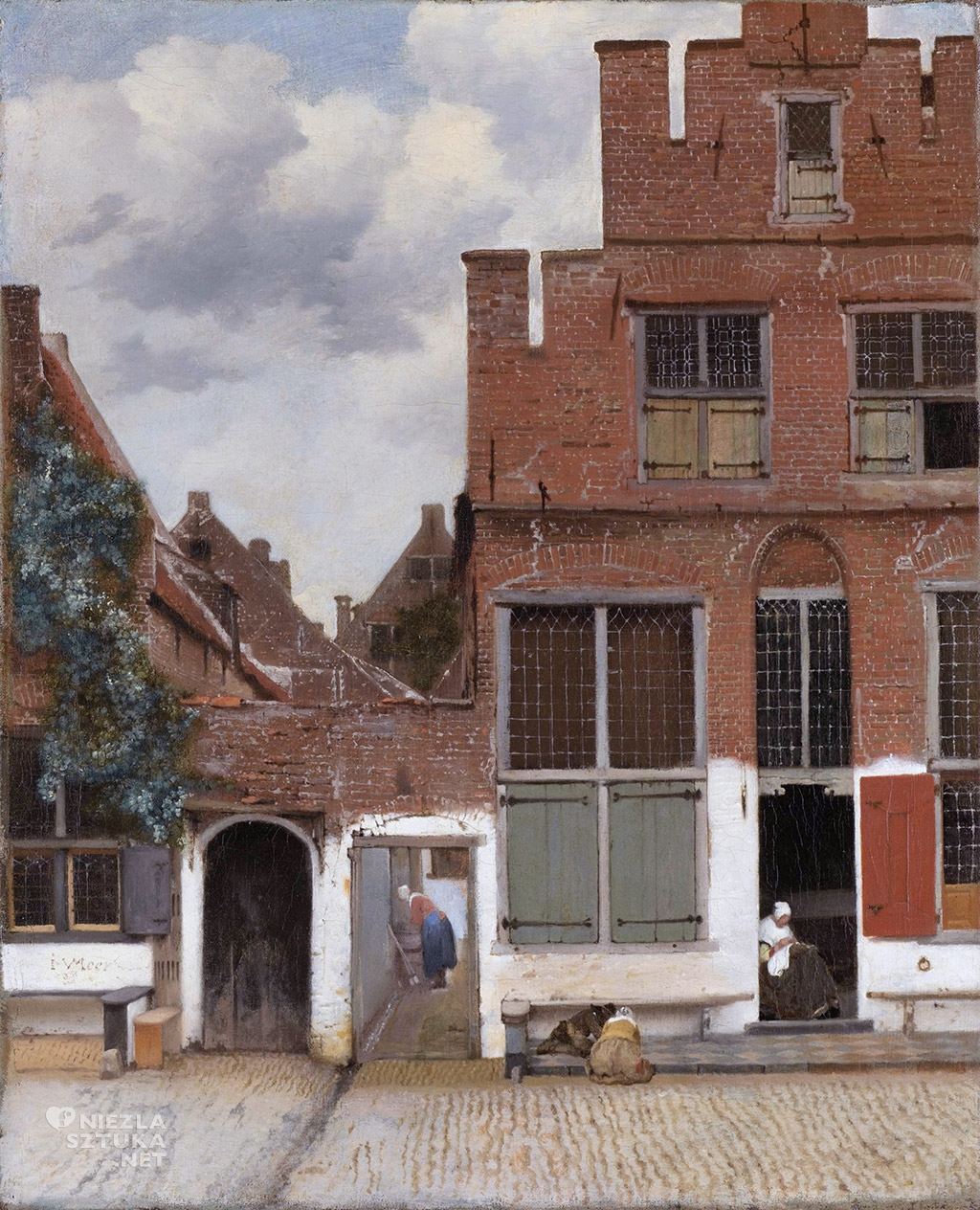 Johannes VermeerUliczka, ok. 1657 - 61, Rijksmuseum, Amsterdam