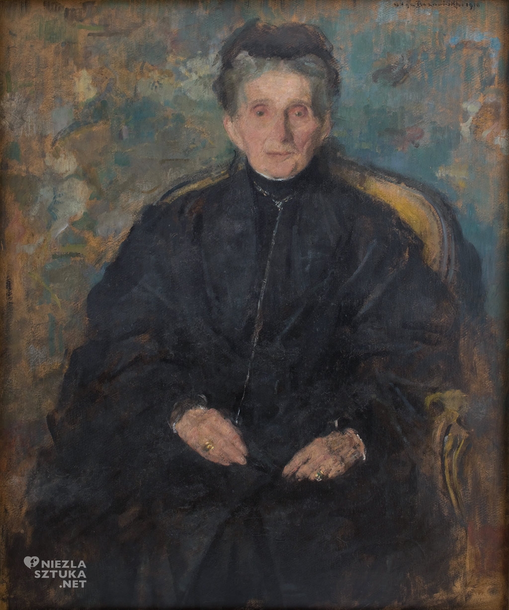 Olga Boznańska, Portret Jadwigi z Sanguszków Sapieżyny, 1910, wł. Muzeum Narodowe w Krakowie