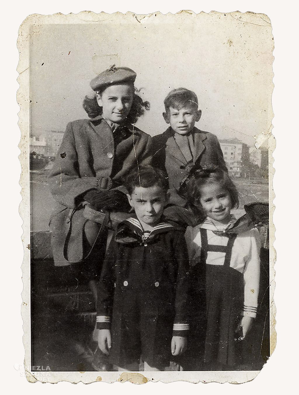 Niusia, Romek, Roma i Ja, 1946, fot. ze zbiorów artysty