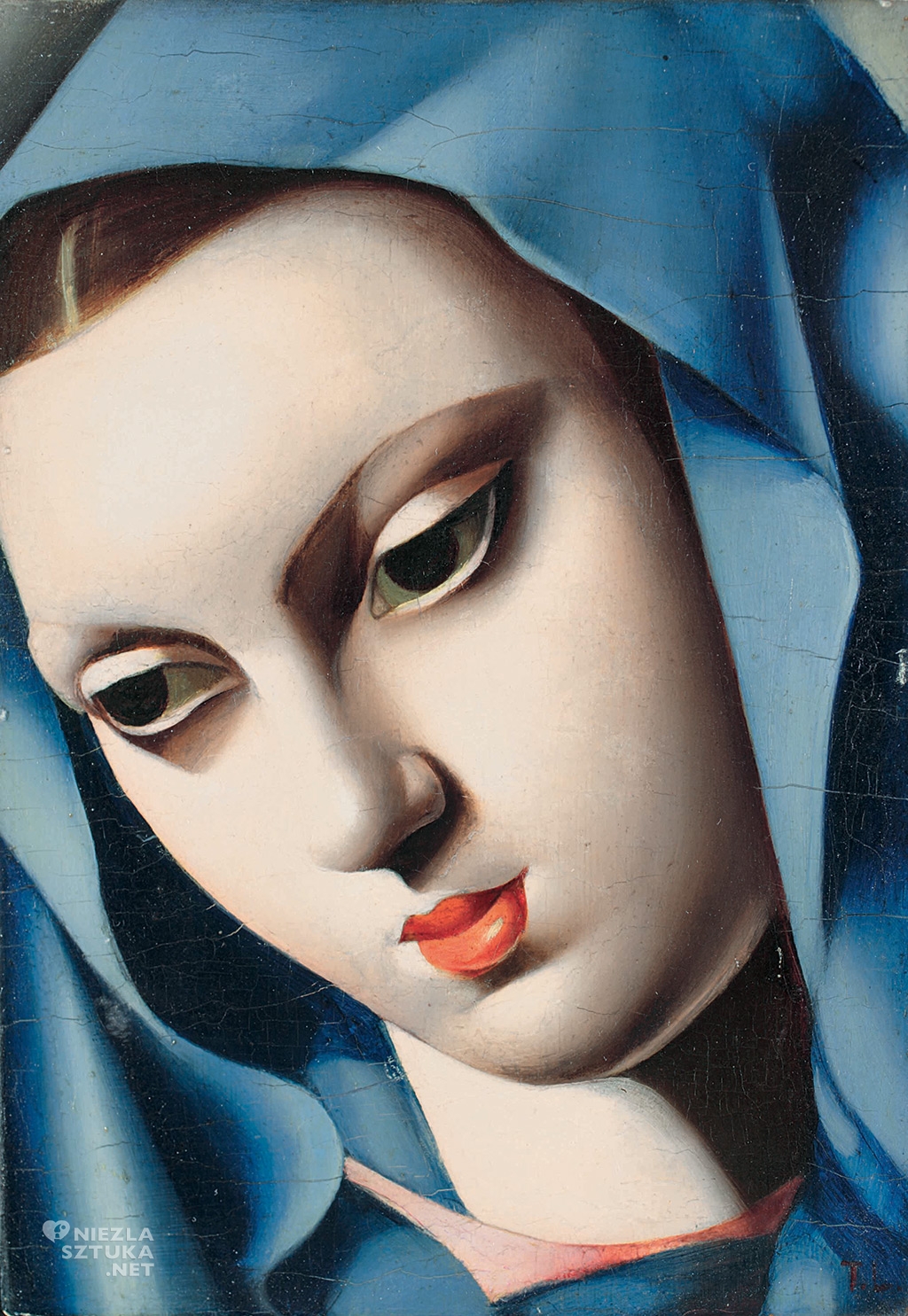 Tamara Łempicka, La Vierge bleue | 1934 Privet collection ©Tamara Art Heritage. Licensed by MMI NYC ADAGP Paris SIAE Roma 2015