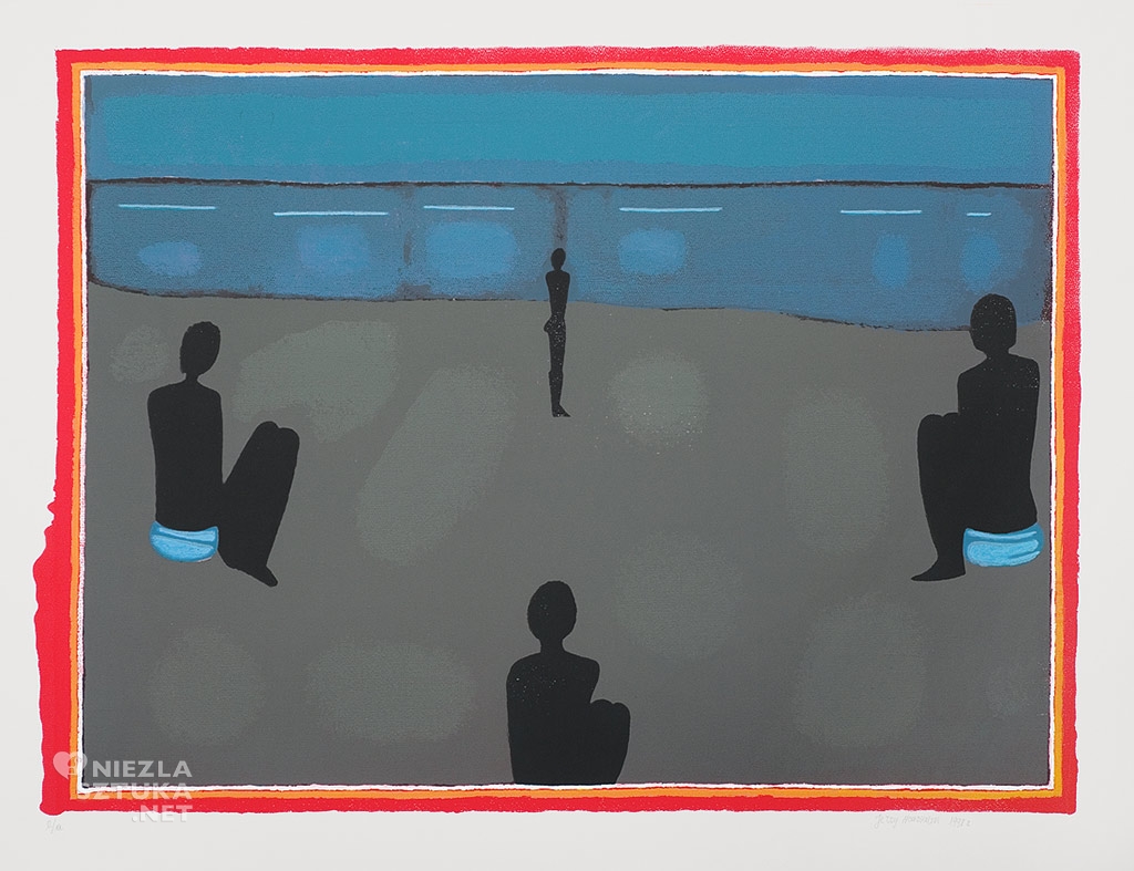 Jerzy Nowosielski <em>Plaża tybetańska</em>, 1998, fot. Agraart