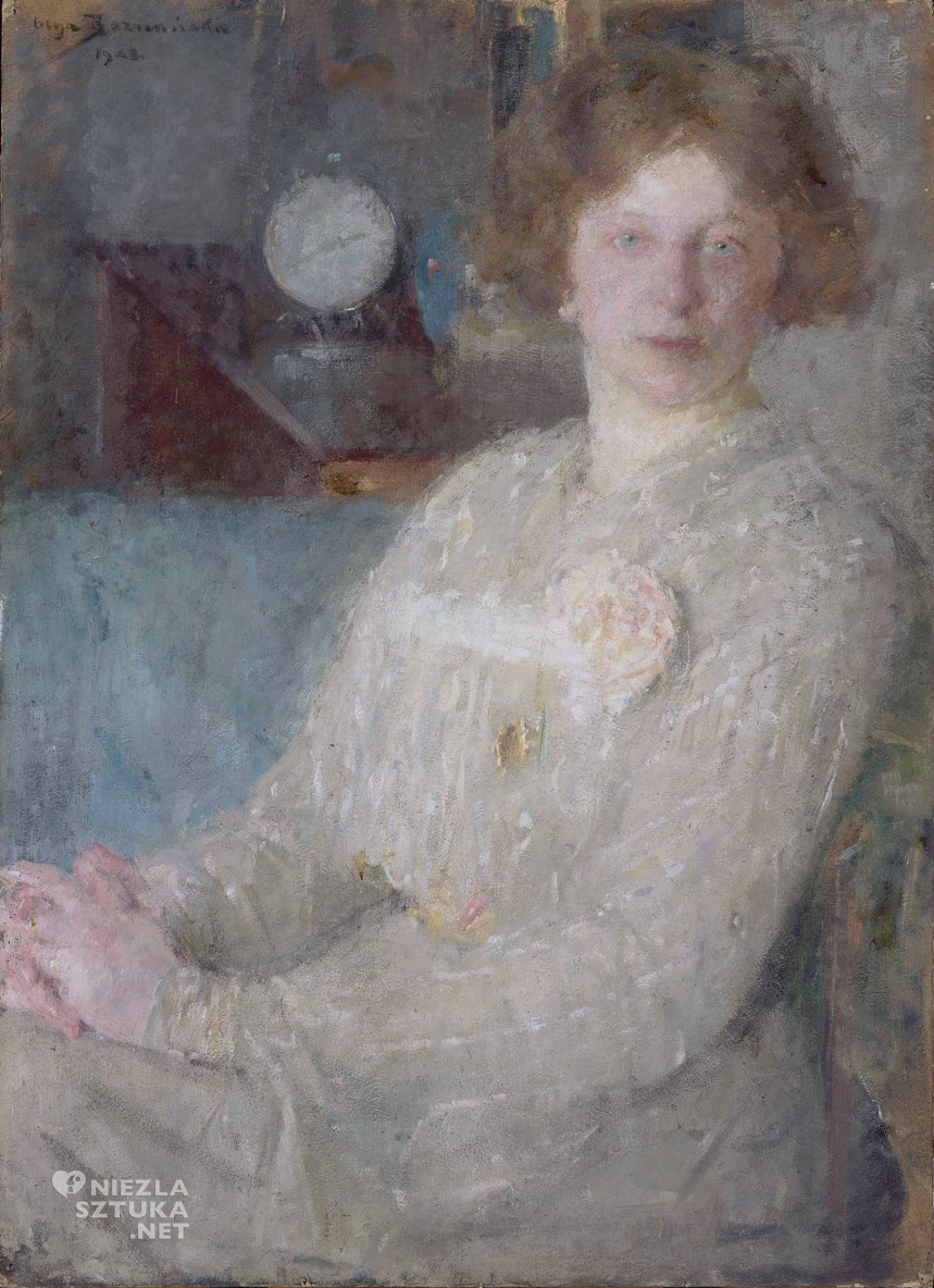 Olga Boznańska <em>Portret panny Dygat, </em>1903, Musee d'Orsay