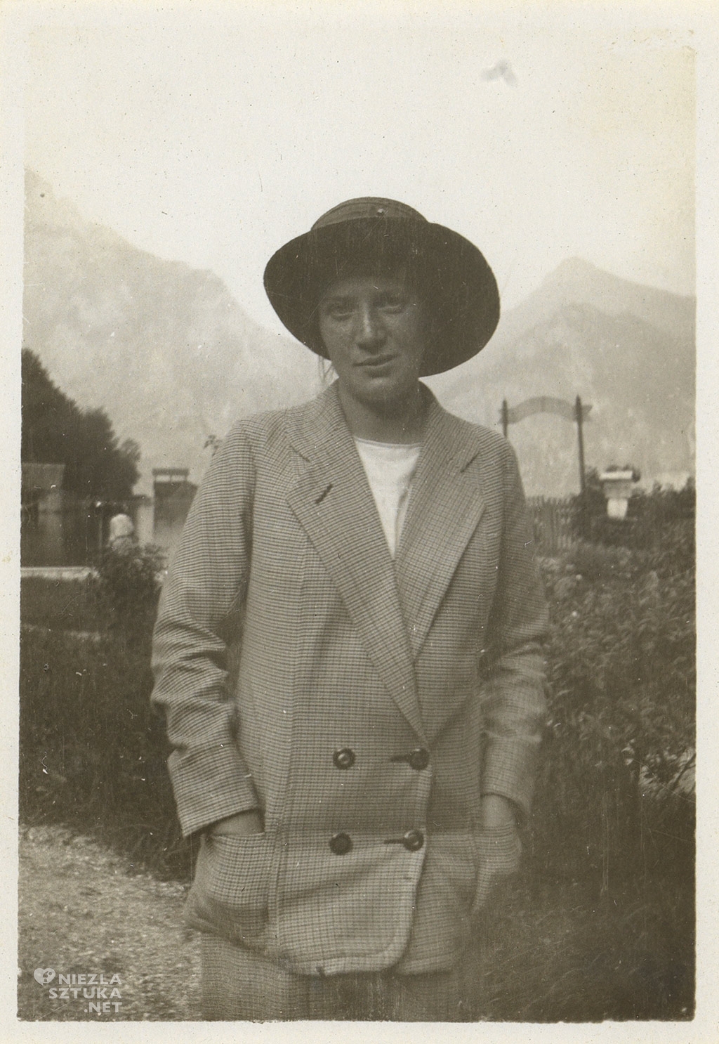 Wally Neuzil in Gmunden am Traunsee | Juli 1913 © Wien Museum