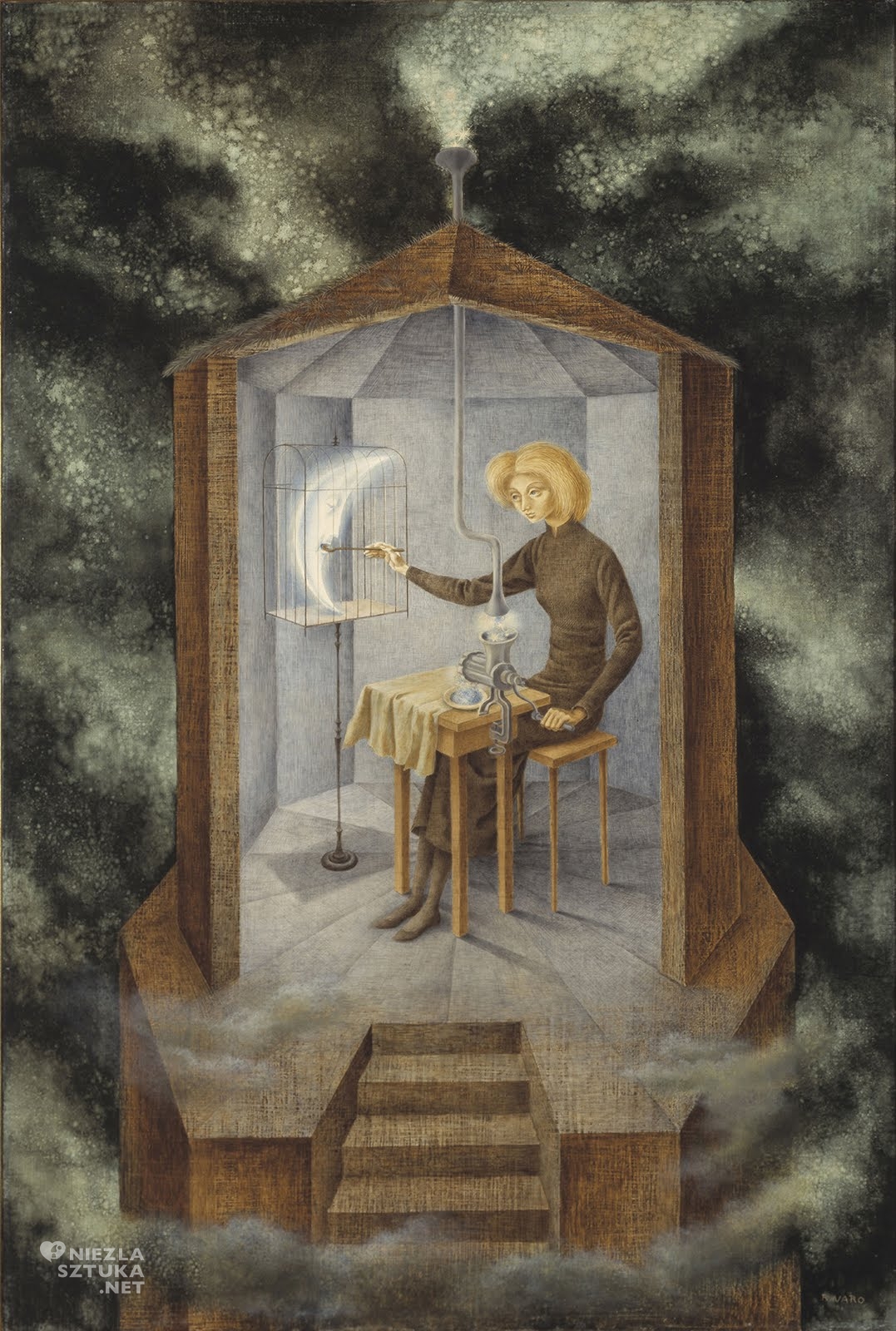 Remedios Varo Celestial Pablum, 1958, fot.: eintheroom.com