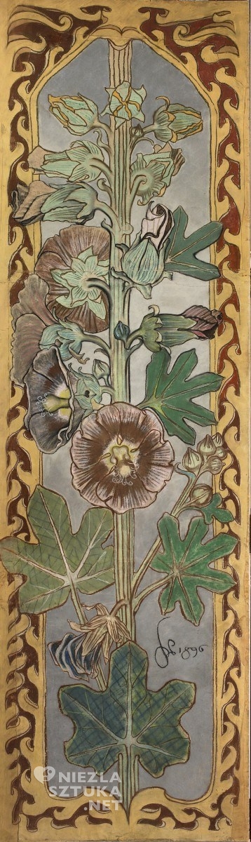 S. Wyspiański, Malwy, projekt polichromii dla kościoła w Bieczu | 1896, MNW