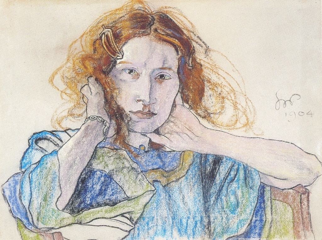 S. Wyspiański, Portret Pani Solskiej, 1904