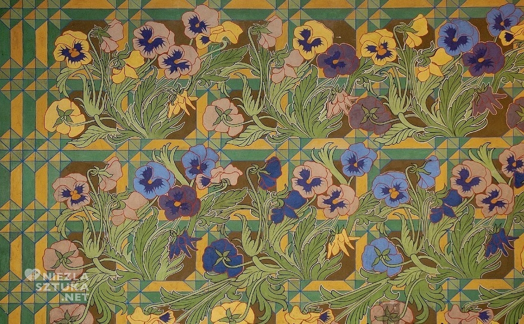 S. Wyspiański, Fragment polichromii z kościoła franciszkanów w Krakowie | 1895, fot.: pinakoteka.zascianek.pl