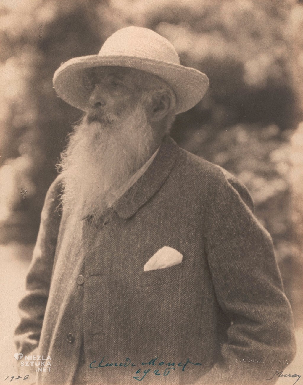 Claude Monet | 1926, fot. Nickolas Muray, moma.org