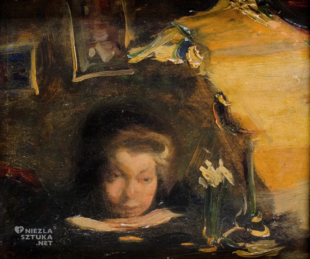 Konrad Krzyżanowski <em>Narzeczona przy lampie</em> | 1905, fot. Bożena Szafrańska