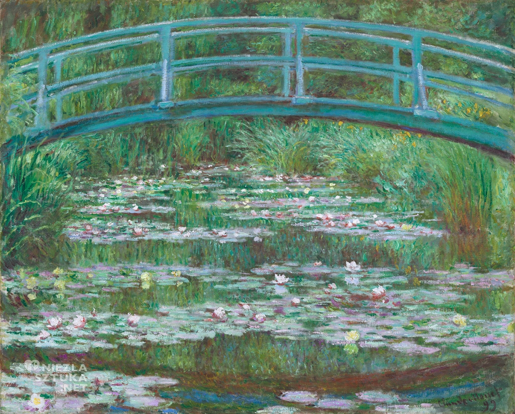 Claude Monet Japoński mostek, 1899, NGA Waszyngton