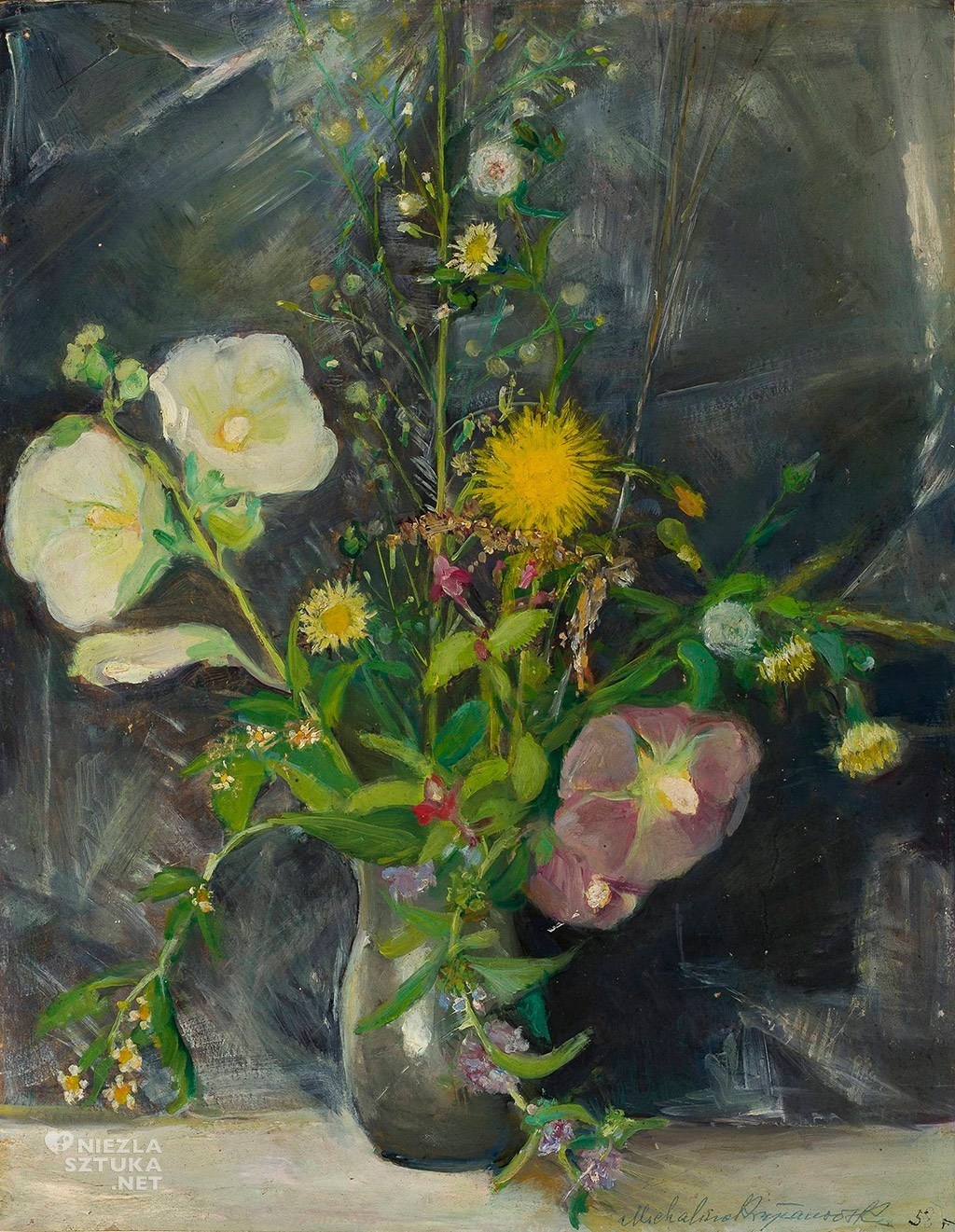 Michalina Krzyżanowska Polne kwiaty, 1958, MNW
