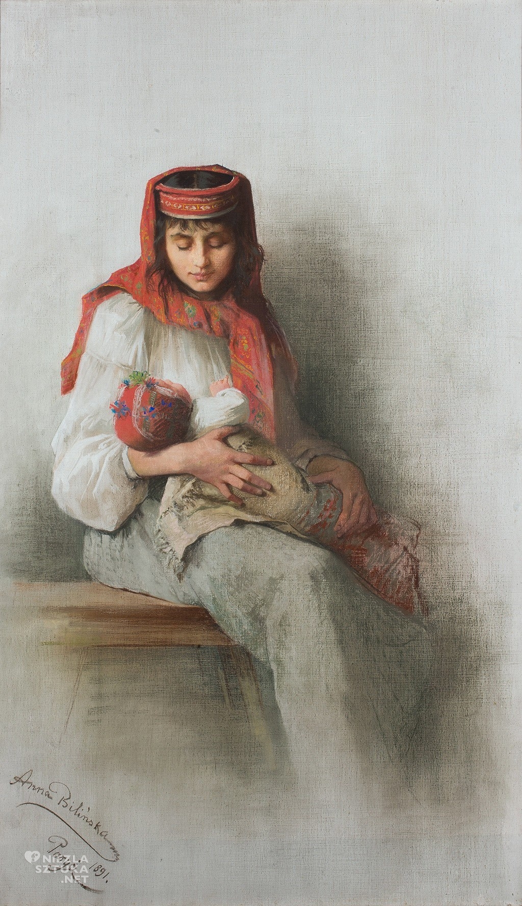 Anna Bilińska <em>Wieśniaczka z dzieckiem</em> | 1891, MNW