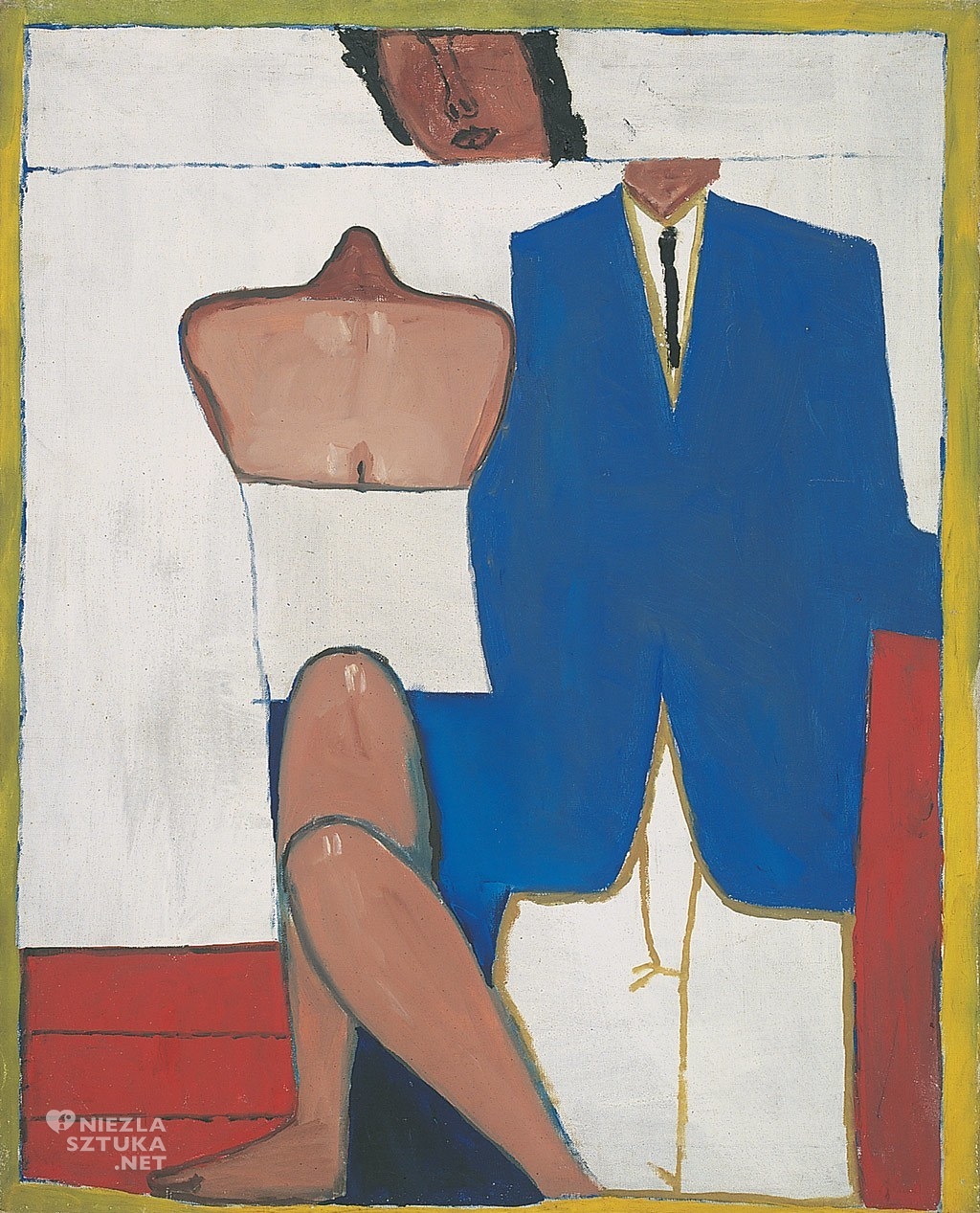 Jerzy Nowosielski, Portret ślubny | 1958, 79 x 64,5 cm, olej/płótno, Fundacja Nowosielskich