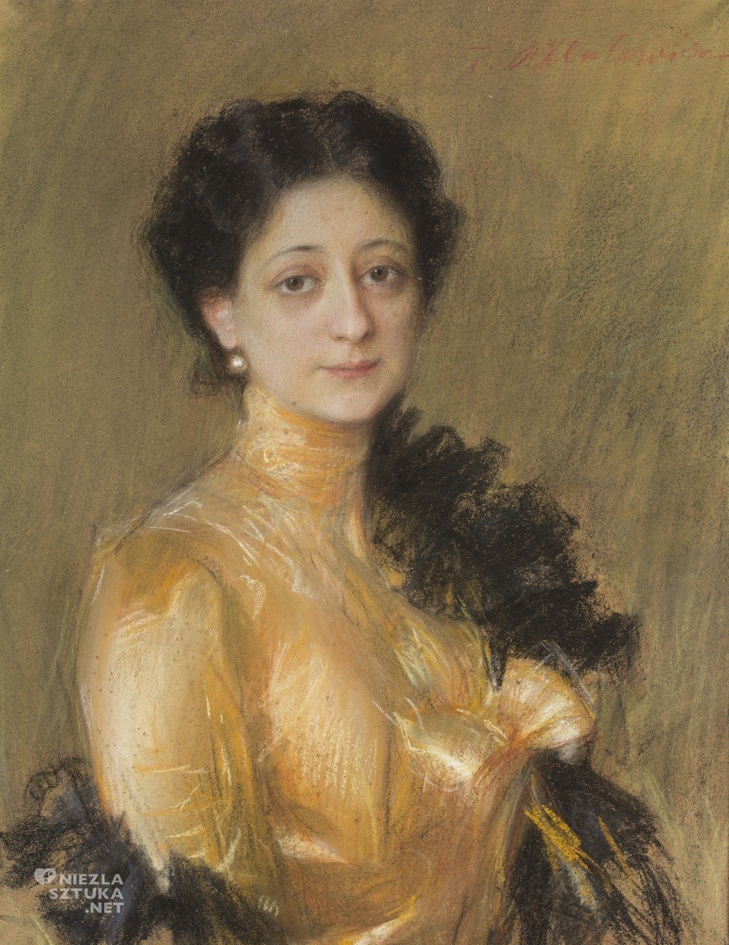 Teodor Axentowicz Portret pani P. | ok. 1905, MNW