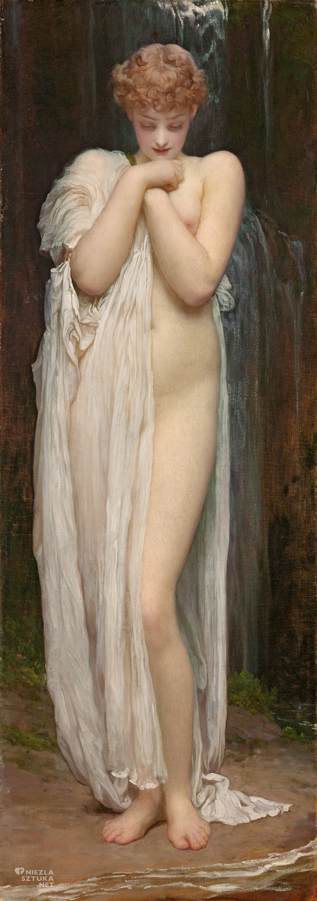 Frederick Leighton, Crenaia, nimfa rzeki Dargle, 1880, fot.: wikipedia.org