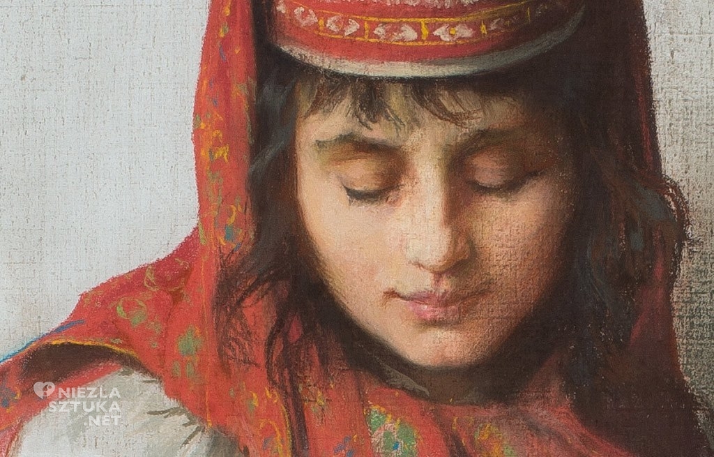 Anna Bilińska <em>Wieśniaczka z dzieckiem</em> | 1891, detal, MNW