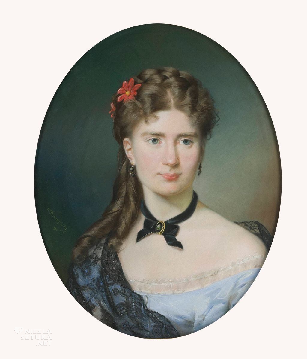 Emilia Dukszyńska-Dukszta Portret Julii z Bergsonów Lesser- Blatteisowej | 1869, pastel, MNW