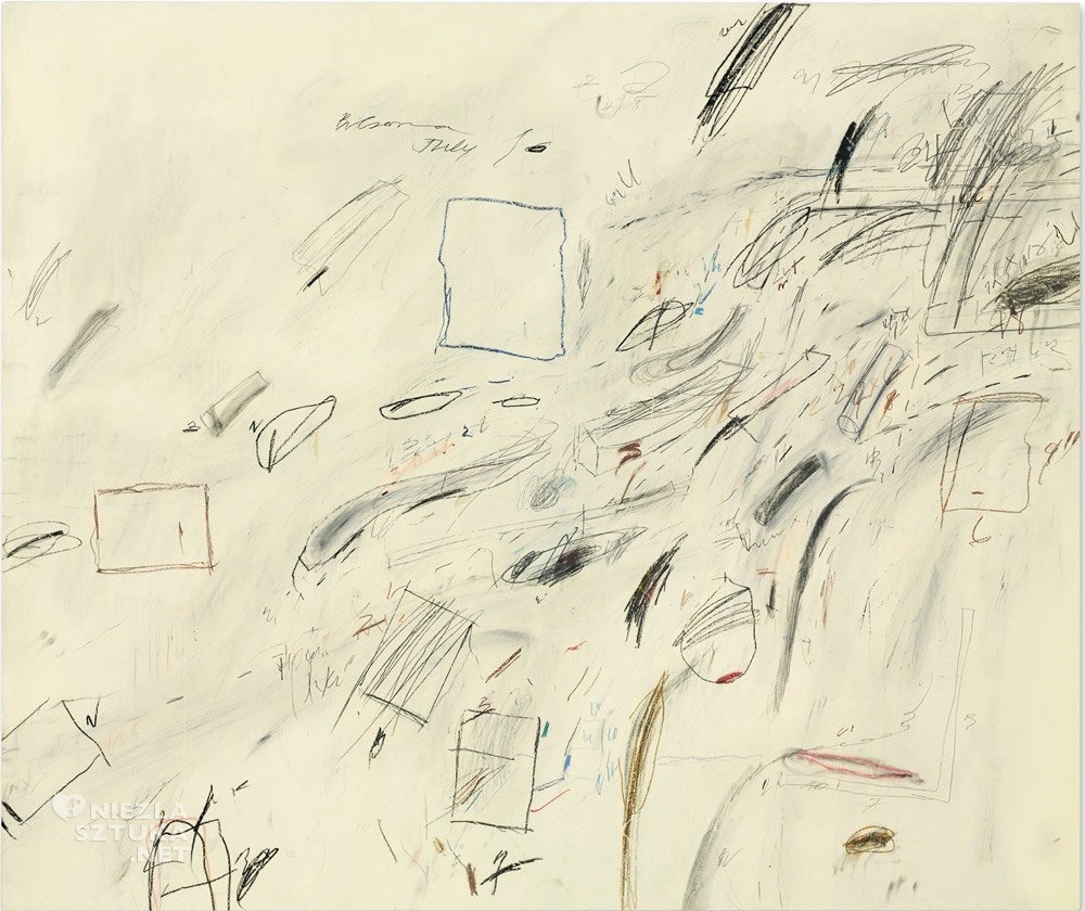 Cy Twombly Bez tytułu, 1969, christies.com