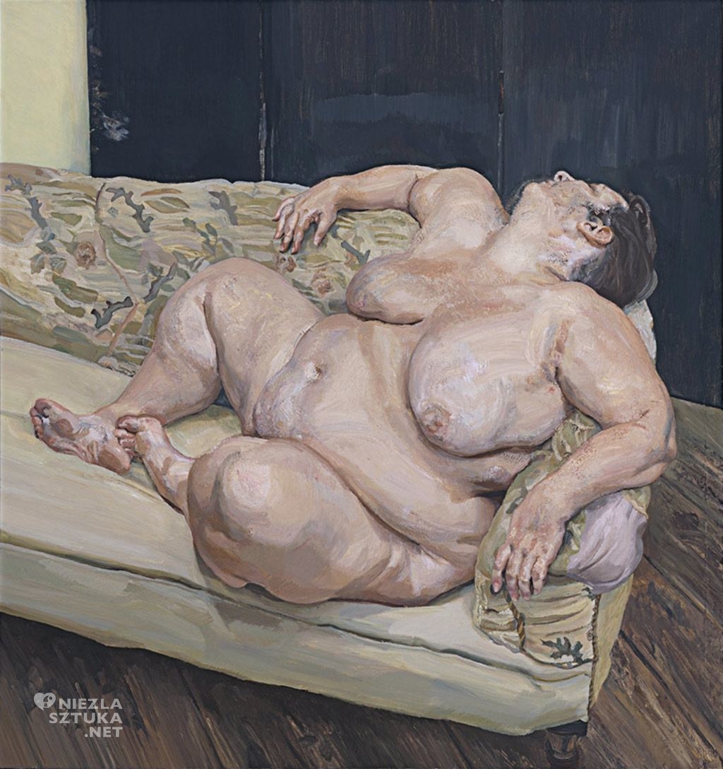 Lucian Freud Benefits Supervisor Resting | 1994, christies.com