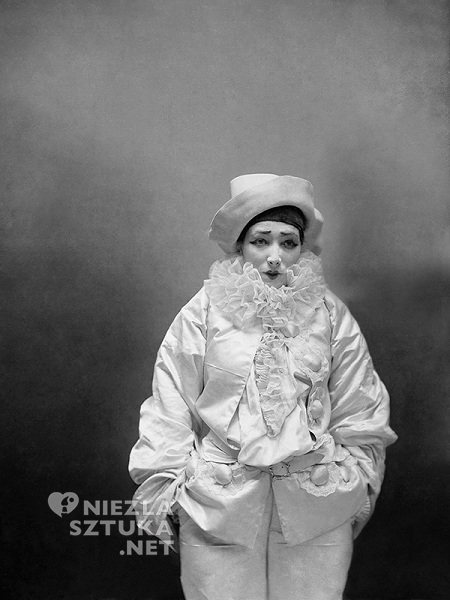 Nadar Sarah Bernhardt jako Pierrot | 1883, fot.: en.yellowkorner.com