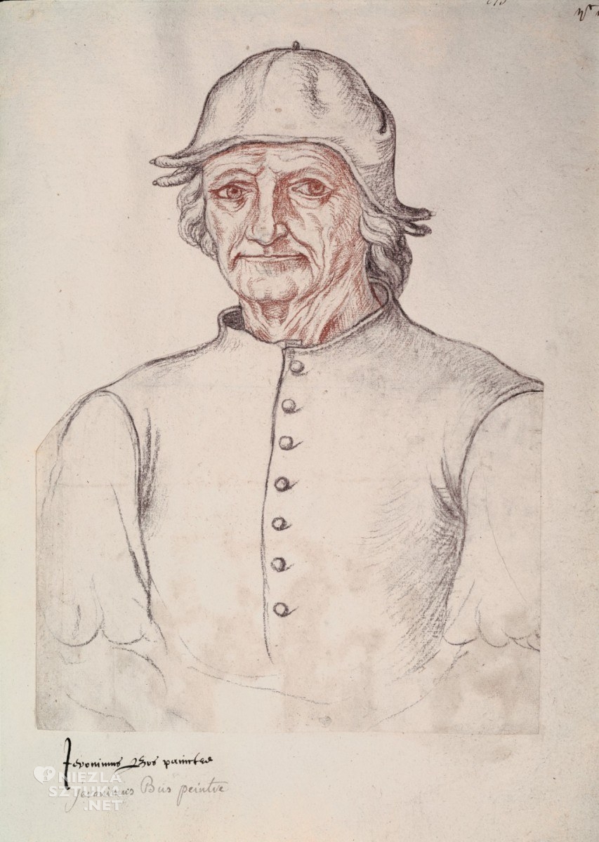 Jacques Le Boucq, Portret Hieronima Boscha, ok. 1550, Arras, Bibliothèque Municipale