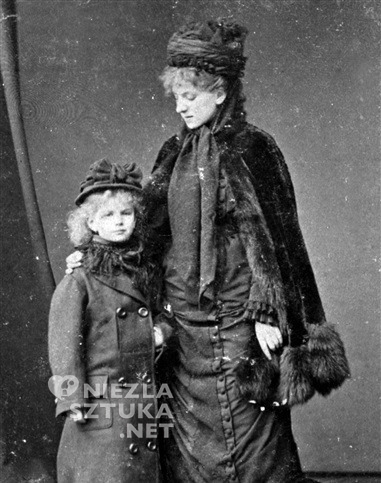 Mała Sarah Bernhardt z matką / © Collection Roger-Viollet / Roger-Viollet