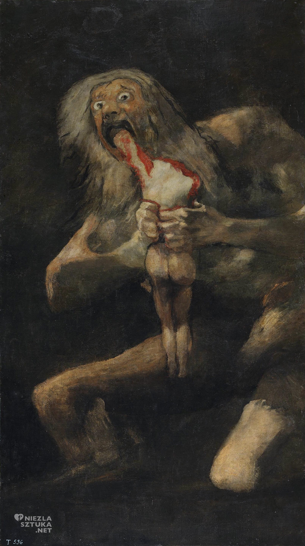 Goya <em>Saturn pożerający swe dzieci</em> | 1819-1823