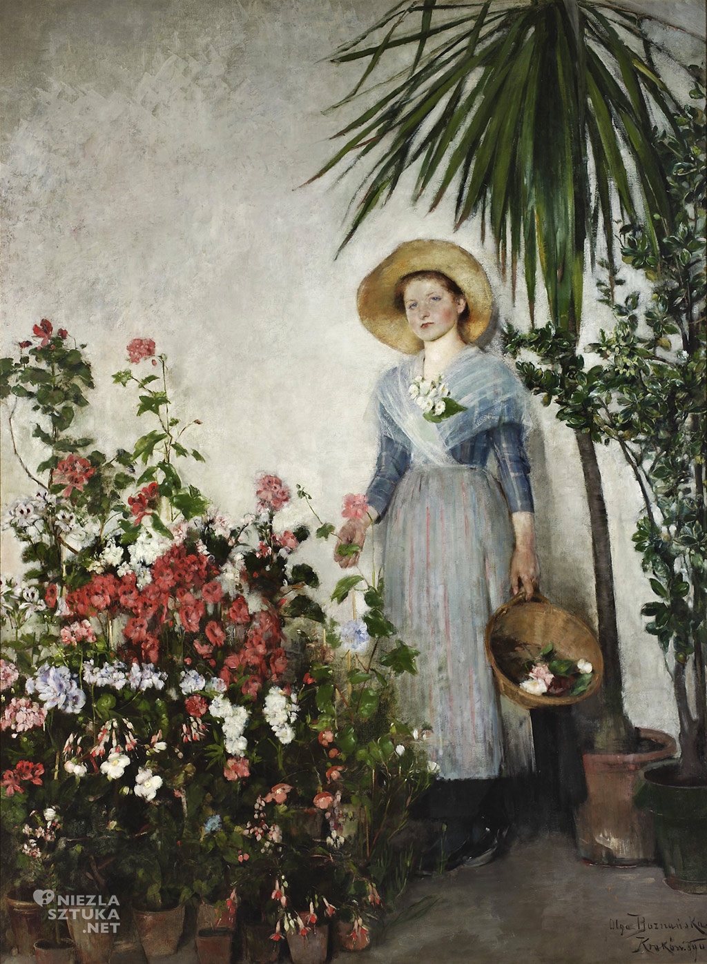Olga Boznańska W oranżerii (W cieplarni) , | 1890, Muzeum Narodowe w Warszawie