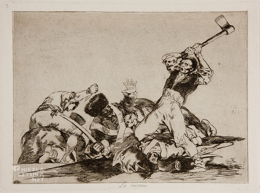 Goya <em>Los Desastres de la Guerra No. 03</em> / <em> Okropności wojny </em> | rok, Museo Prado